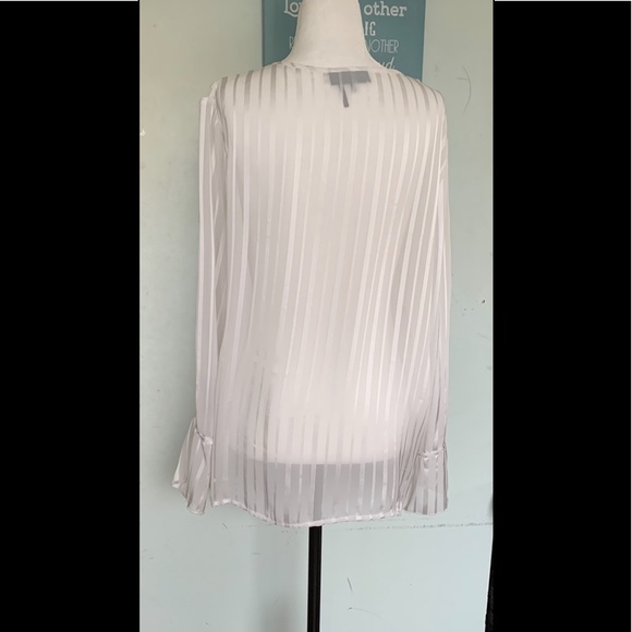 DKNY Womens Striped Knit Blouse - Picture 3 of 6